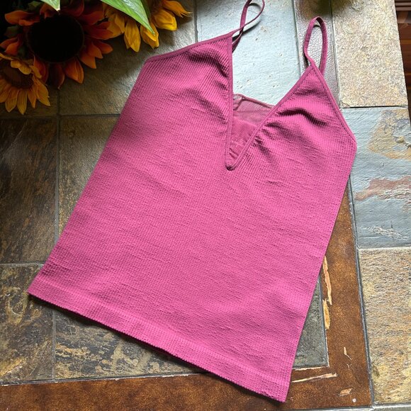 Free People Tops - Free People “Intimately” Camisole Top in Cabernet